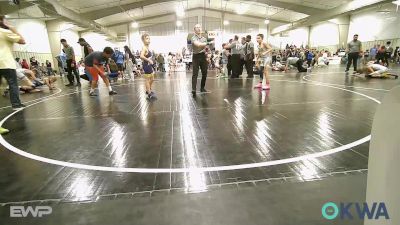 67 lbs Consi Of 4 - Easton Ortiz, Keystone Kids Wrestling Club vs Simon Flesner, Team Tulsa Wrestling Club