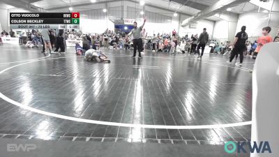 70 lbs Rr Rnd 5 - Otto Vuocolo, Keystone Kids Wrestling Club vs Colson Beckley, Team Tulsa Wrestling Club