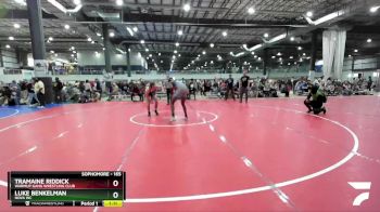 165 lbs Cons. Semi - Luke Benkelman, NOVA WC vs Tramaine Riddick, Warmup Gang Wrestling Club