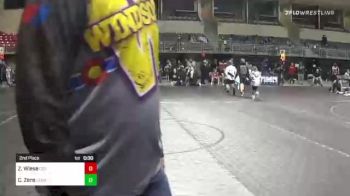 50 lbs 2nd Place - Zaydon Wiese, Ces vs Cason Zens, Lennox WC