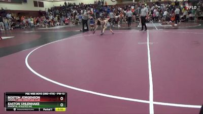 PW-13 lbs 3rd Place Match - Boston Jorgenson, Waverly Area Wrestling Club vs Easton Uhlenhake, Immortal Athletics WC