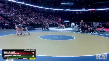 130 lbs 1st Place Match - Timberly Martinez, Pomona vs Mollie Dare, Central - Grand Junction