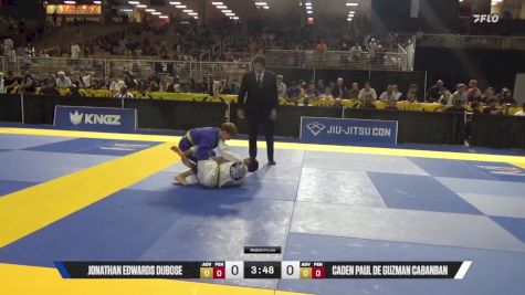 Caden Paul De Guzman Cabanban vs Jonathan Edwards DuBose 2025 Pan Kids Jiu-Jitsu IBJJF Championship