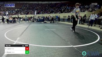 66 lbs Consolation - Rayden Lane, Midwest City Bombers vs Isaac Glover, Brushy Wrestling Club