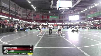 160 lbs Cons. Round 3 - Connor Woods, Boise vs Loren Allen, Borah