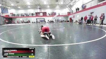 165 lbs Cons. Round 5 - Lane Ewing, UMary vs Logan Farnell, Indianapolis