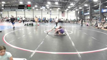 135 lbs Quarterfinal - Kingston Stricker, Team Lil SHUTTs - MS vs Madden Goodman, Woodshed Wrestling Club - MS
