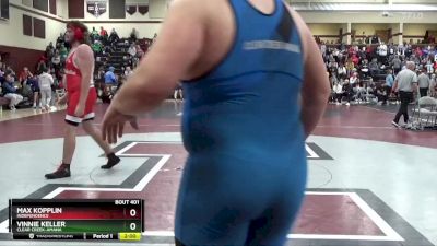 285 lbs Round 2 - Vinnie Keller, Clear Creek-Amana vs Max Kopplin, Independence