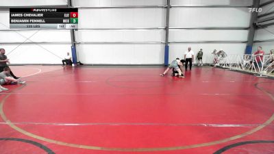 230 lbs Rr Rnd 1 - James Chevalier, Elite NJ MS Black vs Benjamin Fennell, Micky's Maniacs Grey