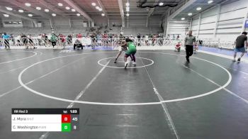 220 lbs Rr Rnd 3 - Jeremiah Mora, TS Wrestling Prep vs Chase Washington, Pursuit Wrestling Academy - Black