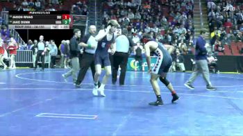 3A-150 lbs Champ. Round 1 - Jason Rivas, Des Moines East vs Jake Dunn, Urbandale