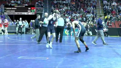 3A-150 lbs Champ. Round 1 - Jason Rivas, Des Moines East vs Jake Dunn, Urbandale