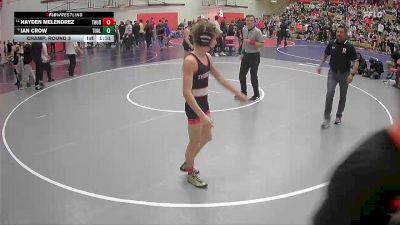 120 lbs Champ. Round 3 - Hayden Melendrez, Thurston vs Ian Crow, Tualatin