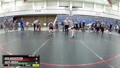 67 lbs Semifinal - Gavin Arnold, Kennett Community Wrestling Club vs Jack Wachstetter, Backyard Brawlers Midwest