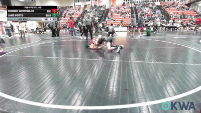 84 lbs Rr Rnd 1 - Donnie Whitenack, Tiger Trained Wrestling vs Jake Potts, Wagoner Takedown Club