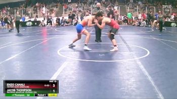 145 lbs Cons. Round 2 - Enzo Canali, Victory Elite Wrestling vs Jacob Thompson, Michigan Grappler Training Cen