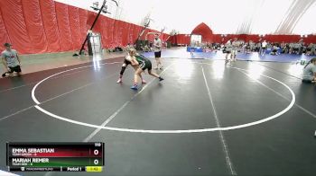 110 lbs Round 3 (6 Team) - Emma Sebastian, Team Green vs Mariah Remer, Team Red
