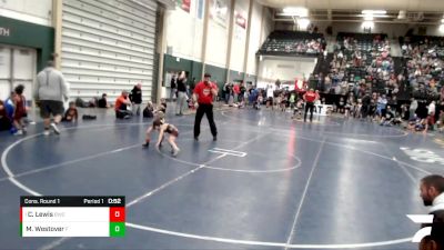 37 lbs Cons. Round 1 - Canaan Lewis, Bennett Wrestling Club vs Max Westover, Madison