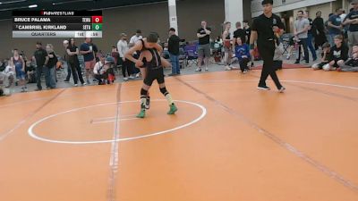 84 lbs Quarters - Bruce Palama, Texas Eagle Wrestling Academy vs Cambriel Kirkland, South East Texas Gladiators Wrestling Club