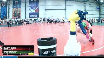 140 lbs Rd# 6- 9:00am Saturday Final Pool - Dennis Barker, VA Team Predator vs Elliott Crews, Nauman Red