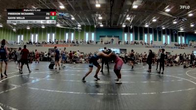 215 lbs Round 1 (4 Team) - Freedom McDaniel, Florida Young Guns vs Gavin Wells, Braves WC
