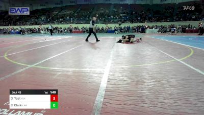 123 lbs Round Of 16 - Daisy Yost, Yukon vs Brooklyn Clark, Little Axe Women's Wrestling