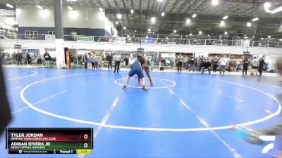 210 Max Cons. Round 3 - Tyler Jordan, Warmup Gang Wrestling Club vs Adrian Rivera Jr, Heavy Hitting Hammers