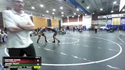 175 lbs Cons. Round 2 - Zachary Evans, Crespi Carmelite vs Jeffrei Truitt, Hesperia