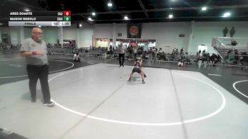 73 lbs Final - Ares Duarte, California Grapplers vs Mason Rebolo, Savage House WC