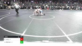 133 lbs Quarterfinal - Shawn Lang, Terminator Wrestling Academy vs Lucas Alleman, Mighty Lion Wrestling Club