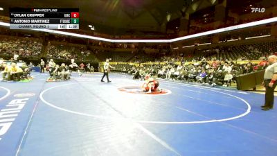 126 Class 4 lbs Champ. Round 1 - Antonio Martinez, Fort Osage vs Dylan Crupper, Kirkwood