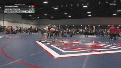 165 lbs Quarterfinal - Mason Horwat, PA vs Matthew Staples, IN