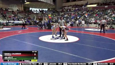 6A 125 lbs Semifinal - Abi Kelly, Springdale Har-Ber vs Gissell Calderon, Springdale