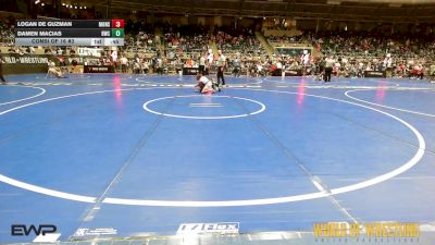 73 lbs Consi Of 16 #2 - Logan De Guzman, Monster Garage vs Damen Macias, Berryhill Wrestling Club