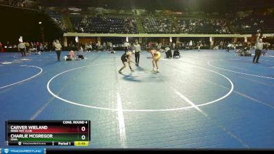 132 lbs Cons. Round 4 - Charlie McGregor, Iowa vs Carver Wieland, Indee Mat Club