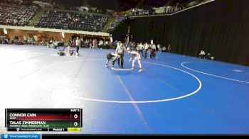 125 lbs Cons. Round 4 - Talas Zimmerman, Waverly Area Wrestling Club vs Connor Cain, Iowa