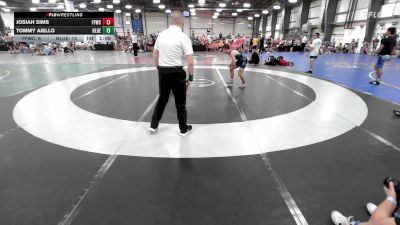 126 lbs Rr Rnd 1 - Josiah Sims, Faith & Fellowship Wrestling Club vs Tommy Aiello, Blue Wave