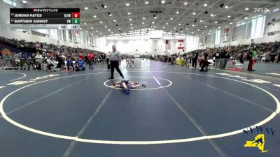 53 lbs Cons. Round 2 - Matthew Aunkst, Pal-Mac Wrestling vs Jordan Hayes, Hadley Luzerne Youth Wrestling