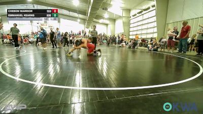 131-145 lbs Rr Rnd 3 - Chebon Warrior, Tecumseh Youth Wrestling vs Emmanuel Kearns, Honey Badgers Wrestling Club