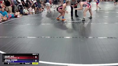 165 lbs Round 2 (8 Team) - Juliet Alt, MGW Slaying Sirens vs Jenna Comer, Full Circle