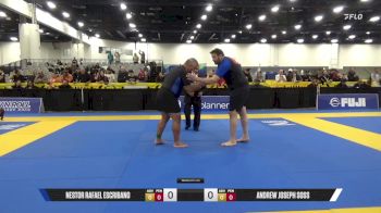 Andrew Joseph Soss vs Nestor Rafael Escribano 2025 World IBJJF Jiu-Jitsu No-Gi Championship