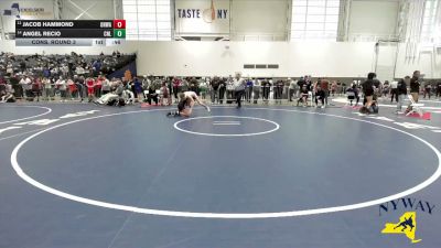 99 lbs Cons. Round 3 - Jacob Hammond, Olde North Wrestling Academy vs Angel Recio, Club Not Listed