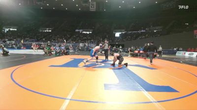 4A Boys 215 lbs Champ. Round 1 - Jaxson Hopkes, Tillamook Boys vs Cameron Anderson, Mazama Boys