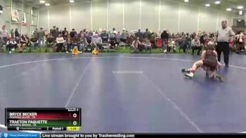 140 lbs Round 3 (6 Team) - Traeton Paquette, Wyoming Brown vs Bryce Becker, Montana Silver