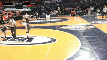 3A 126 lbs Champ. Round 1 - Lukas Foster, Joliet (Catholic Academy) vs Declan Sons, St. Charles (East)