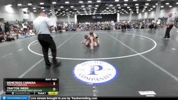 126 lbs Champ. Round 1 - Trayton Weiss, Black Hills Stampede Wrestling Club vs Demetrios Carrera, Team El1te Wrestling