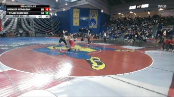 175 lbs Champ. Round 2 - Tyler Whitford, St Joseph Metuchen vs Spencer Ferguson, Archbishop Spalding