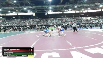 165 lbs Semifinal - Owen Hull, Grants Pass vs Brock Armstrong, Coeur D Alene