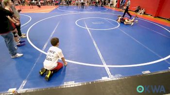 84 lbs Rr Rnd 3 - Landon Patterson, Wagoner Takedown Club vs Gracie Majors, Hilldale Youth Wrestling Club