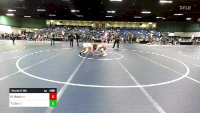 132 lbs Round Of 128 - Nathan Nash, ON vs Tyler Cox, SC